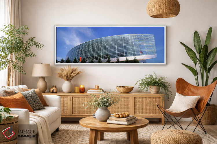 تابلو دکوراتیو نمای مرکز BOK، تولسا، اوکلاهاما، ایالات متحده آمریکا اثر پانورامیک ایمجز - D2W