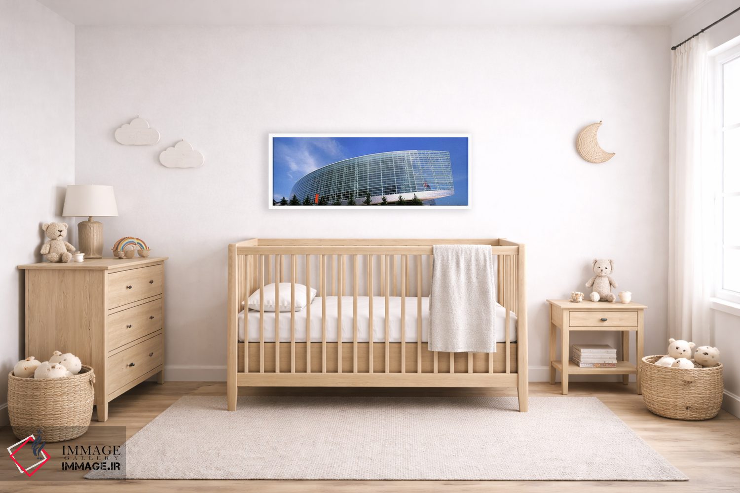 تابلو دکوراتیو نمای مرکز BOK، تولسا، اوکلاهاما، ایالات متحده آمریکا اثر پانورامیک ایمجز - D5W