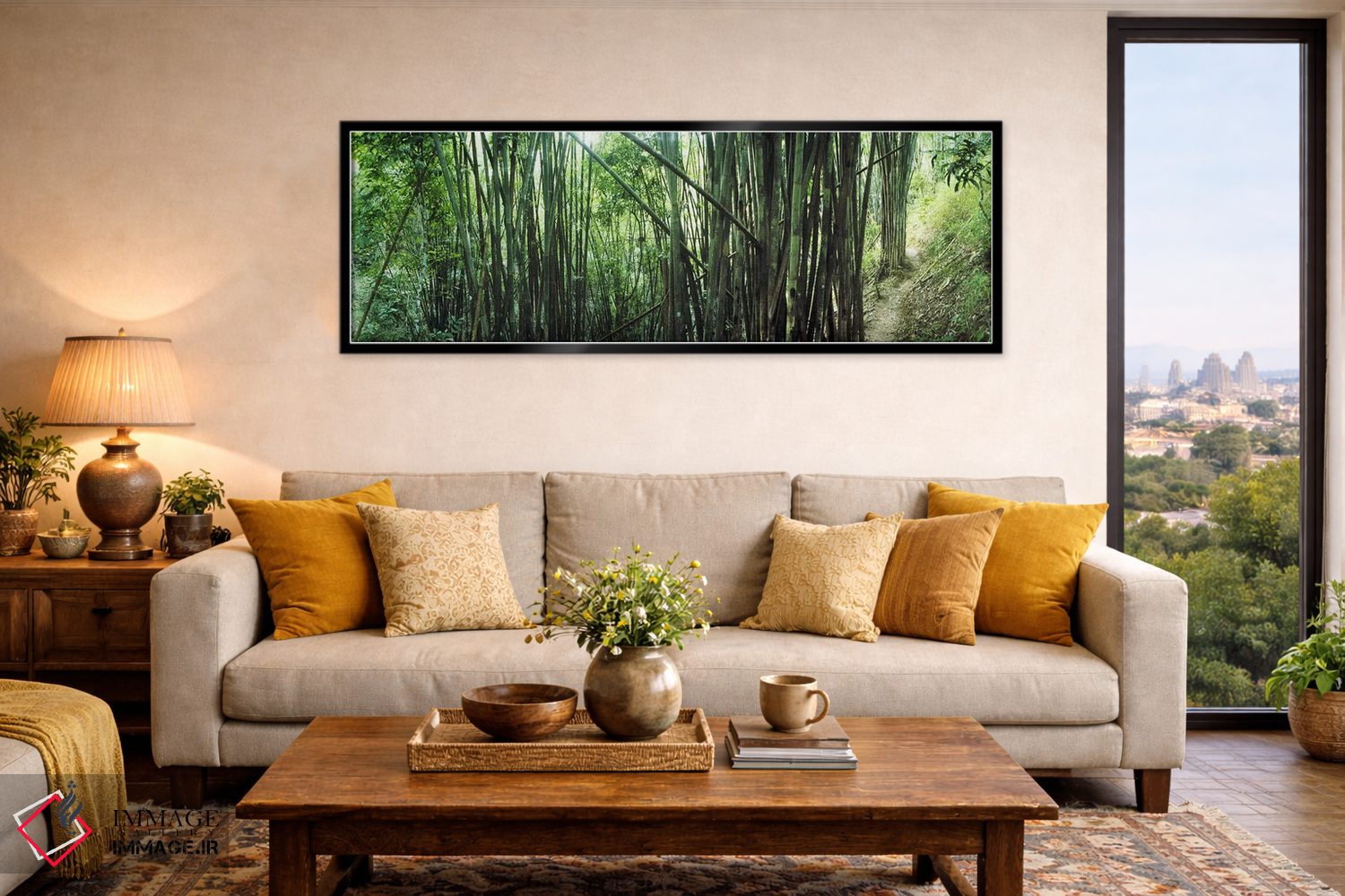 تابلو دکوراتیو جنگل بامبو، چیانگ مای، تایلند #3 اثر پانورامیک ایمجز - D6B
