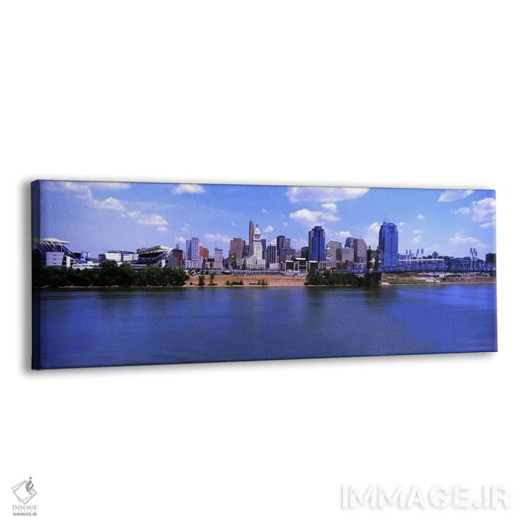 تابلو دکوراتیو استادیوم پال براون همراه با پل معلق جان ای. روبلینگ در… اثر پانورامیک ایمجز - نمای پرسپکتیو محصول