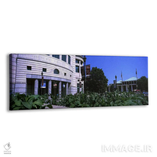 تابلو دکوراتیو موزه ای در یک شهر، موزه علوم طبیعی کارولینای شمالی، رال… اثر پانورامیک ایمجز - نمای پرسپکتیو محصول