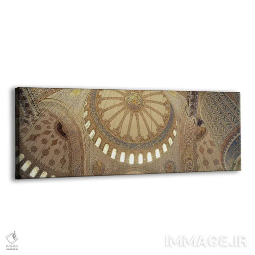 تابلو دکوراتیو داخلی مسجد، مسجد آبی، استانبول، ترکیه اثر پانورامیک ایمجز - نمای پرسپکتیو محصول