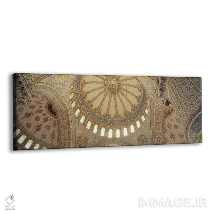 تابلو دکوراتیو داخلی مسجد، مسجد آبی، استانبول، ترکیه اثر پانورامیک ایمجز - نمای پرسپکتیو محصول