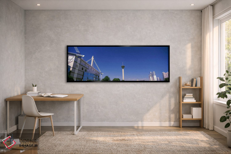 تابلو دکوراتیو ساختمان ها در یک شهر، آلامودوم، برج قاره ها، هتل ماریت… اثر پانورامیک ایمجز - D2B