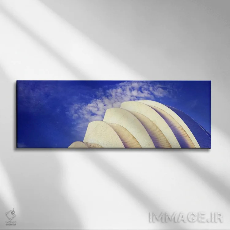 تابلو دکوراتیو نمای پایین از بالای نیمه شل یک مکان، مرکز کافمن برای هن… اثر پانورامیک ایمجز - نمای روبهرو روی دیوار