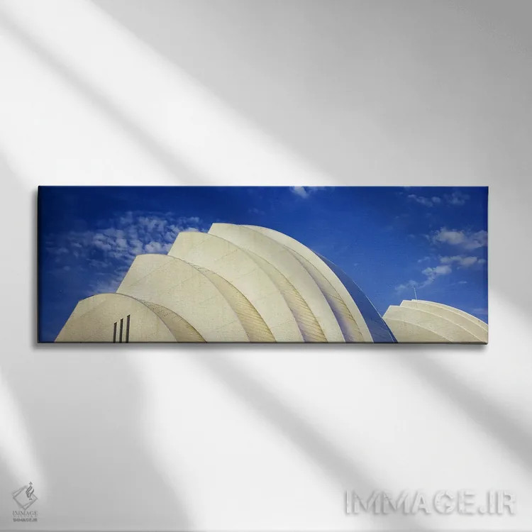 تابلو دکوراتیو نمای پایین از بالای نیمه شل ها، مرکز کافمن برای هنرهای… اثر پانورامیک ایمجز - نمای روبهرو روی دیوار