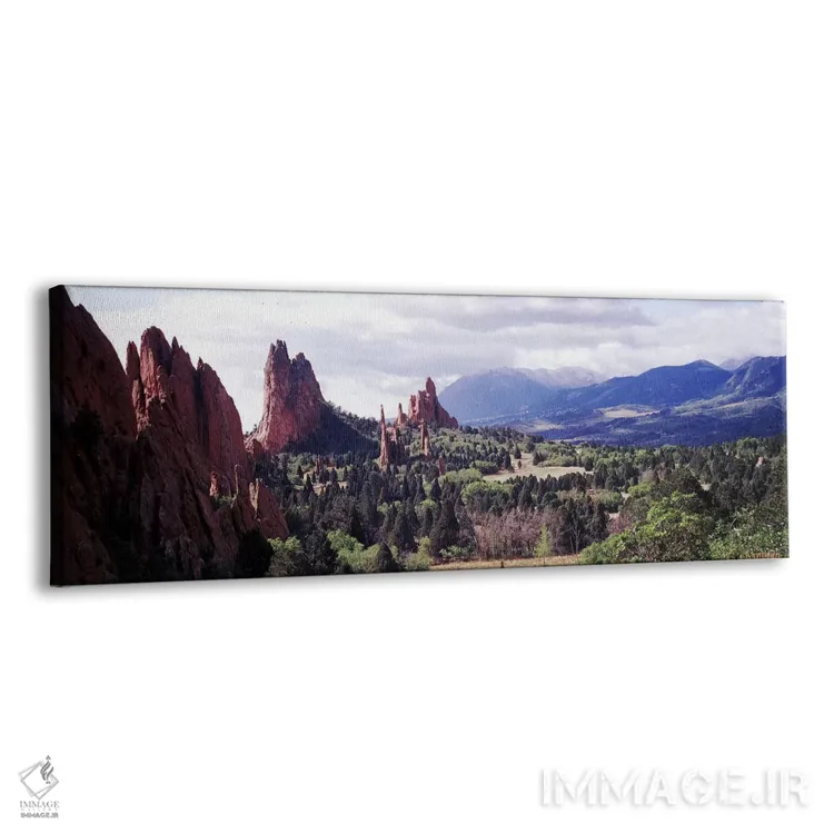 تابلو دکوراتیو سازه های سنگی در یک چشم انداز، باغ خدایان، کلرادو اسپری… اثر پانورامیک ایمجز - نمای پرسپکتیو محصول