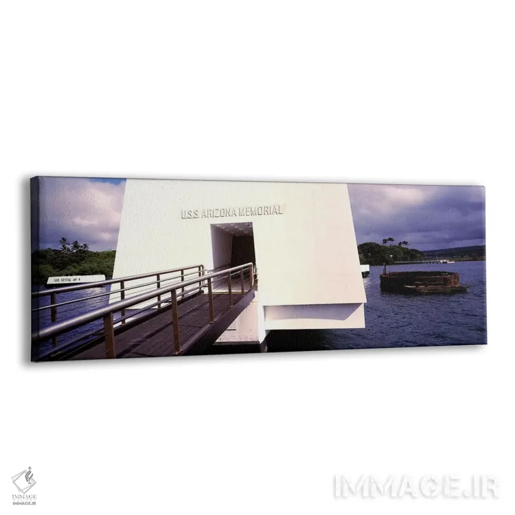 تابلو دکوراتیو یادبود یواس اس آریزونا، پرل هاربر، هونولولو، هاوایی، ای… اثر پانورامیک ایمجز - نمای پرسپکتیو محصول