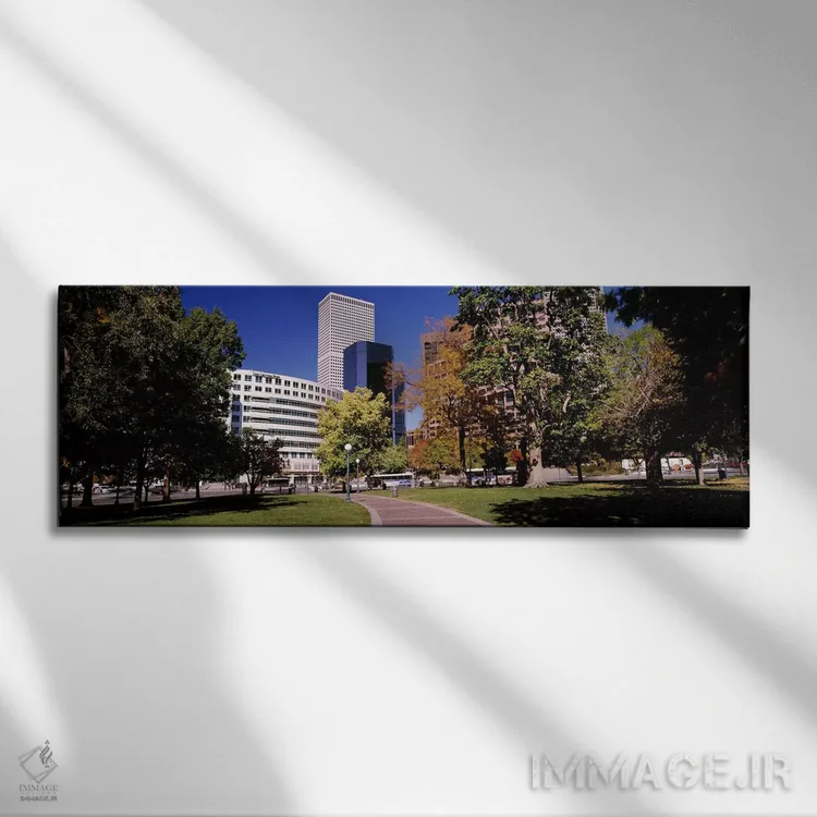 تابلو دکوراتیو ساختمان دنور پست، دنور، کلرادو، ایالات متحده آمریکا اثر پانورامیک ایمجز - نمای روبهرو روی دیوار
