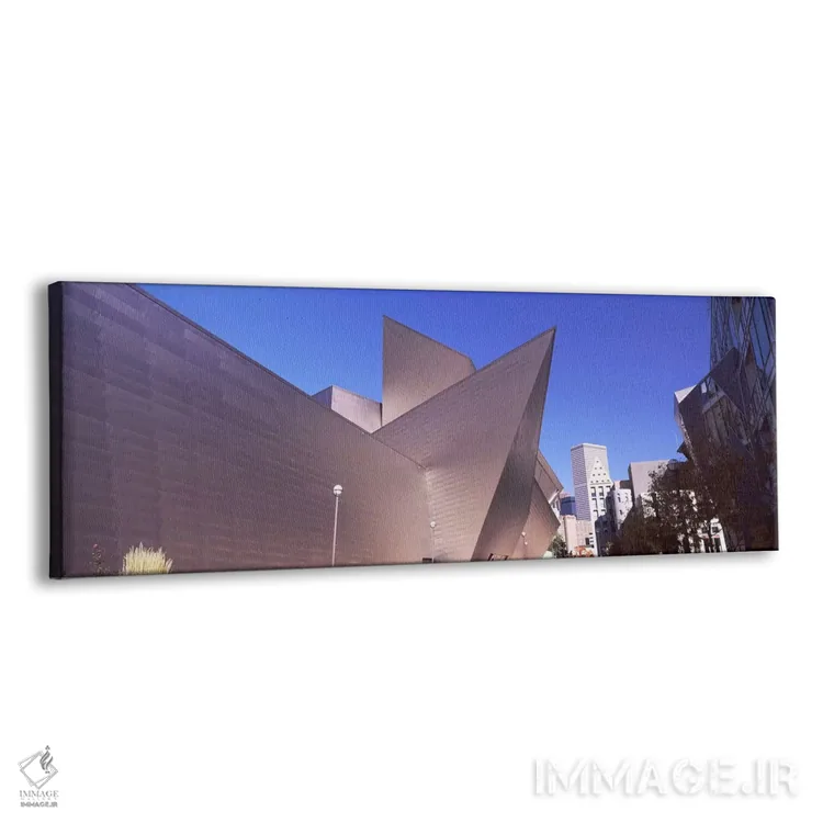 تابلو دکوراتیو موزه هنر در یک شهر، موزه هنر دنور، ساختمان فردریک سی. ه… اثر پانورامیک ایمجز - نمای پرسپکتیو محصول