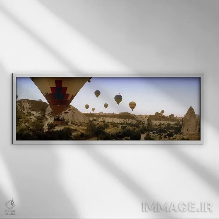 تابلو دکوراتیو Cappadocia, Central Anatolia Region, Turkey #3" - "بالو… اثر پانورامیک ایمجز - نمای قابدار سفید