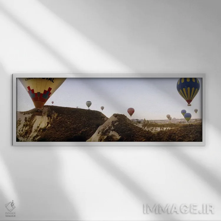 تابلو دکوراتیو Cappadocia, Central Anatolia Region, Turkey #2" - "بالو… اثر پانورامیک ایمجز - نمای قابدار سفید