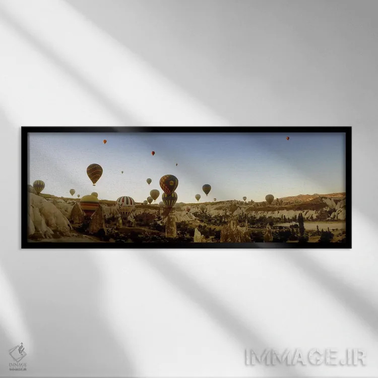 تابلو دکوراتیو Cappadocia, Central Anatolia Region, Turkey #4" - "بالو… اثر پانورامیک ایمجز - نمای قابدار مشکی