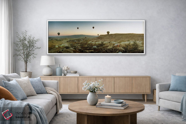 تابلو دکوراتیو Cappadocia, Central Anatolia Region, Turkey" - "بالون ه… اثر پانورامیک ایمجز - D3W