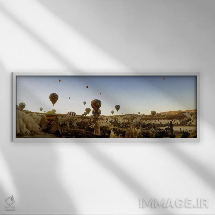 تابلو دکوراتیو Cappadocia, Central Anatolia Region, Turkey #4" - "بالو… اثر پانورامیک ایمجز - نمای قابدار سفید
