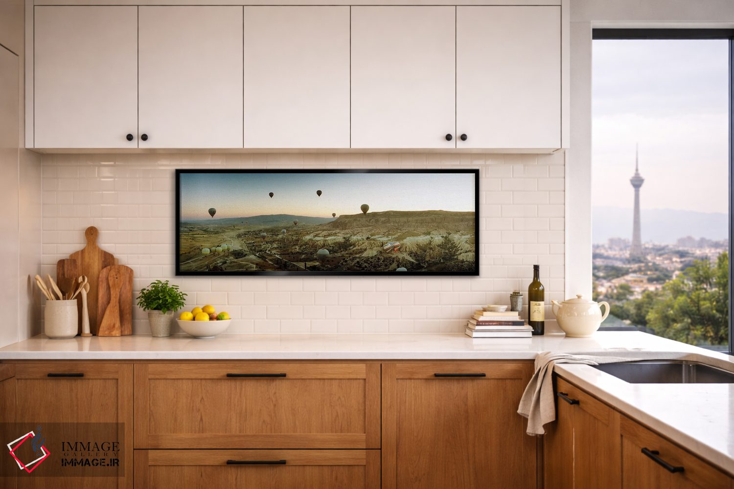 تابلو دکوراتیو Cappadocia, Central Anatolia Region, Turkey" - "بالون ه… اثر پانورامیک ایمجز - D5B