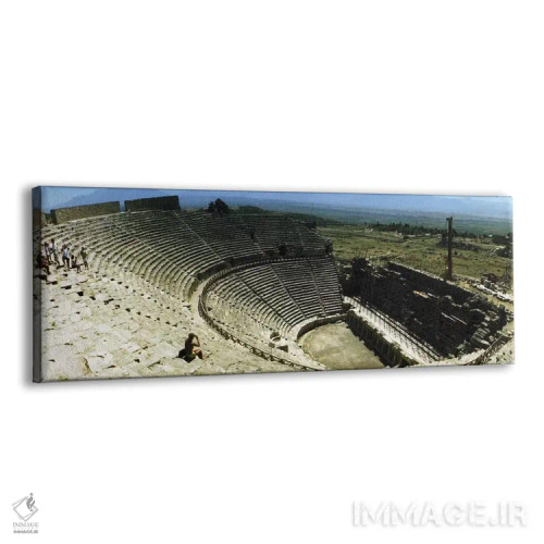 تابلو دکوراتیو Pamukkale, Denizli Province, Turkey" - "تئاتر باستانی د… اثر پانورامیک ایمجز - نمای پرسپکتیو محصول