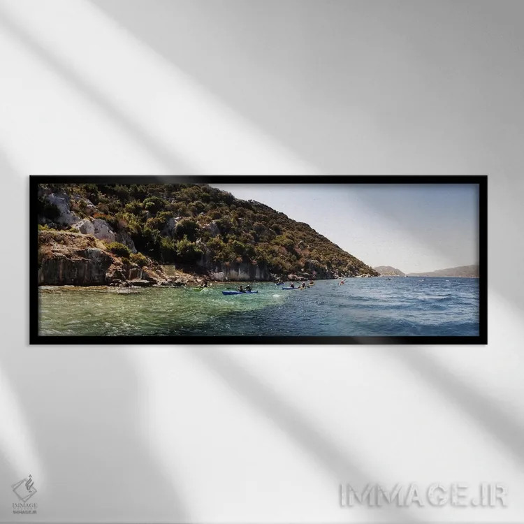 تابلو دکوراتیو Sunken City, Kekova, Antalya Province, Turkey" - "افراد… اثر پانورامیک ایمجز - نمای قابدار مشکی