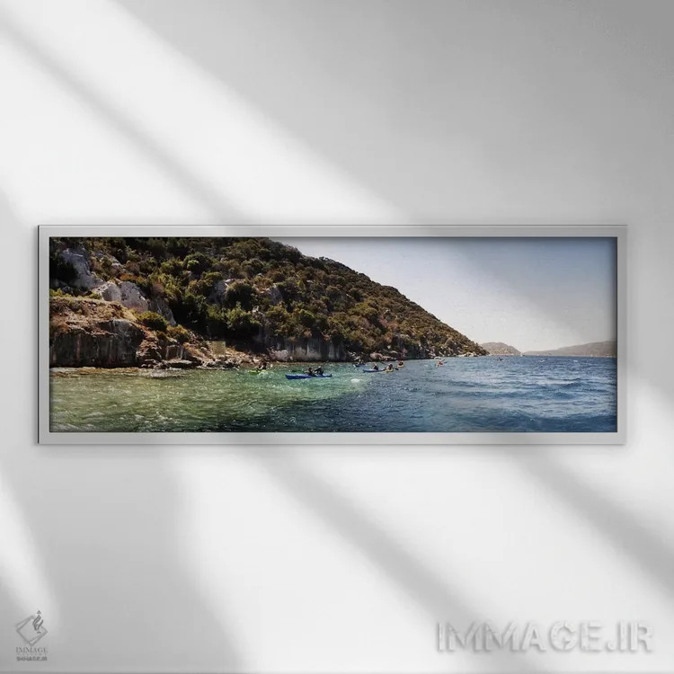 تابلو دکوراتیو Sunken City, Kekova, Antalya Province, Turkey" - "افراد… اثر پانورامیک ایمجز - نمای قابدار سفید