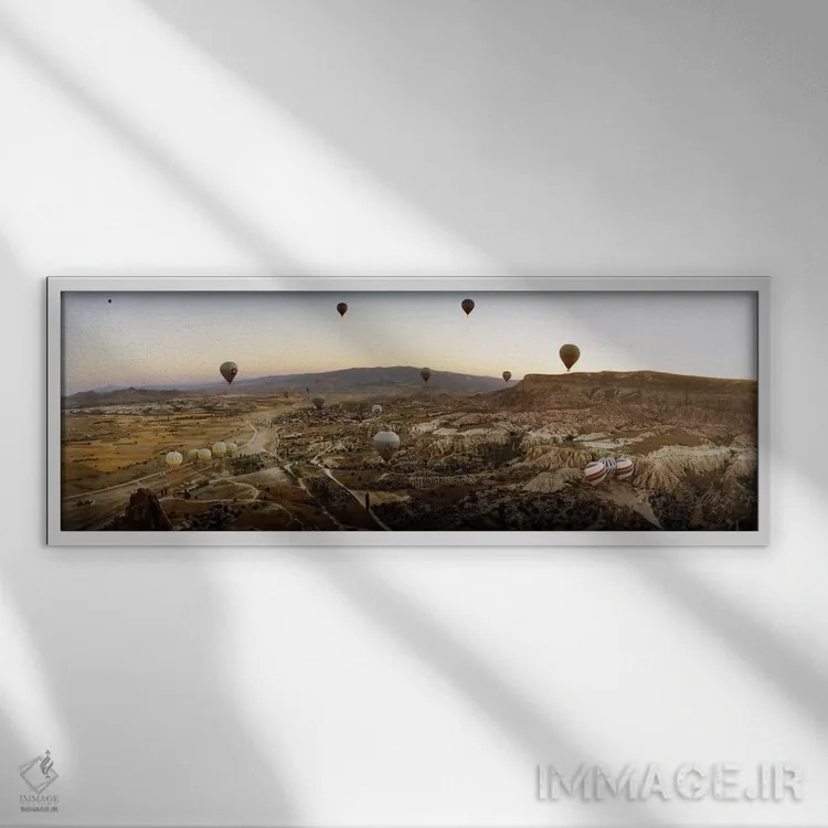 تابلو دکوراتیو Cappadocia, Central Anatolia Region, Turkey #5" - "بالو… اثر پانورامیک ایمجز - نمای قابدار سفید