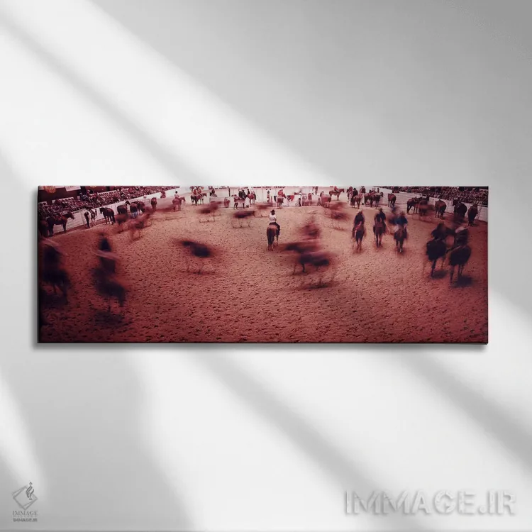 تابلو دکوراتیو Fort Worth Stock Show and Rodeo, Fort Worth, Texas, USA… اثر پانورامیک ایمجز - نمای روبهرو روی دیوار