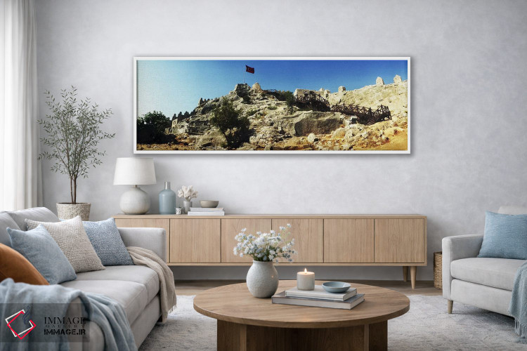 تابلو دکوراتیو Antalya Province, Turkey" - "قلعه بیزانسی کالکوی با پرچ… اثر پانورامیک ایمجز - D3W