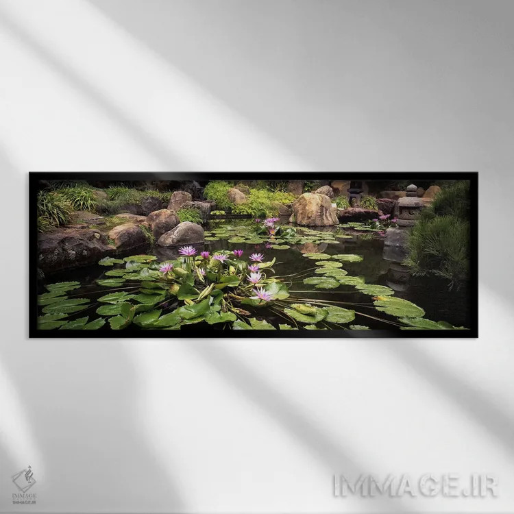 تابلو دکوراتیو Japanese Garden, University of California, Los Angeles… اثر پانورامیک ایمجز - نمای قابدار مشکی