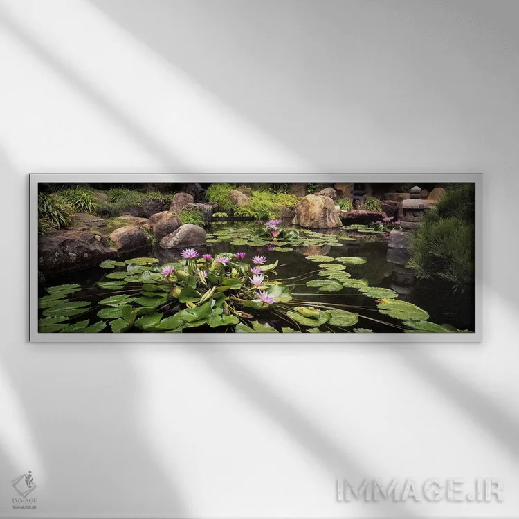 تابلو دکوراتیو Japanese Garden, University of California, Los Angeles… اثر پانورامیک ایمجز - نمای قابدار سفید