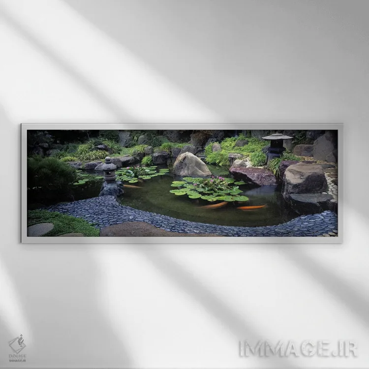 تابلو دکوراتیو Japanese Garden, University of California, Los Angeles… اثر پانورامیک ایمجز - نمای قابدار سفید