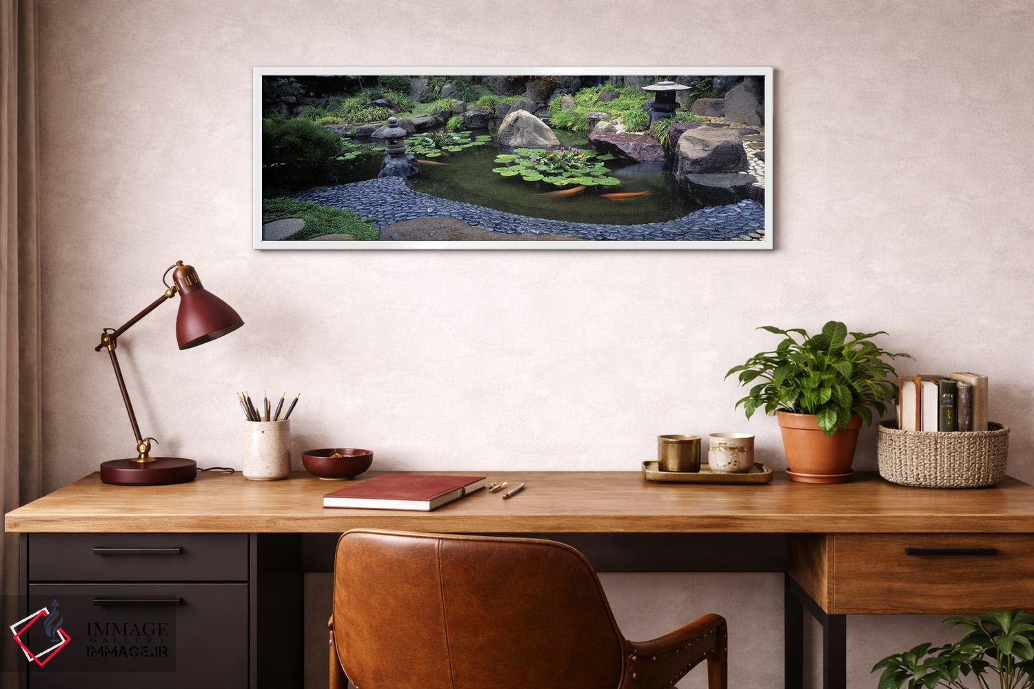تابلو دکوراتیو Japanese Garden, University of California, Los Angeles… اثر پانورامیک ایمجز - D3W