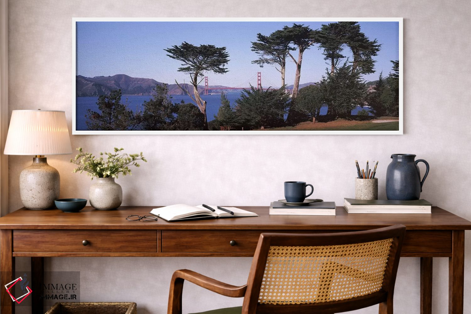 تابلو دکوراتیو Golden Gate Bridge, San Francisco Bay, San Francisco, C… اثر پانورامیک ایمجز - D1W