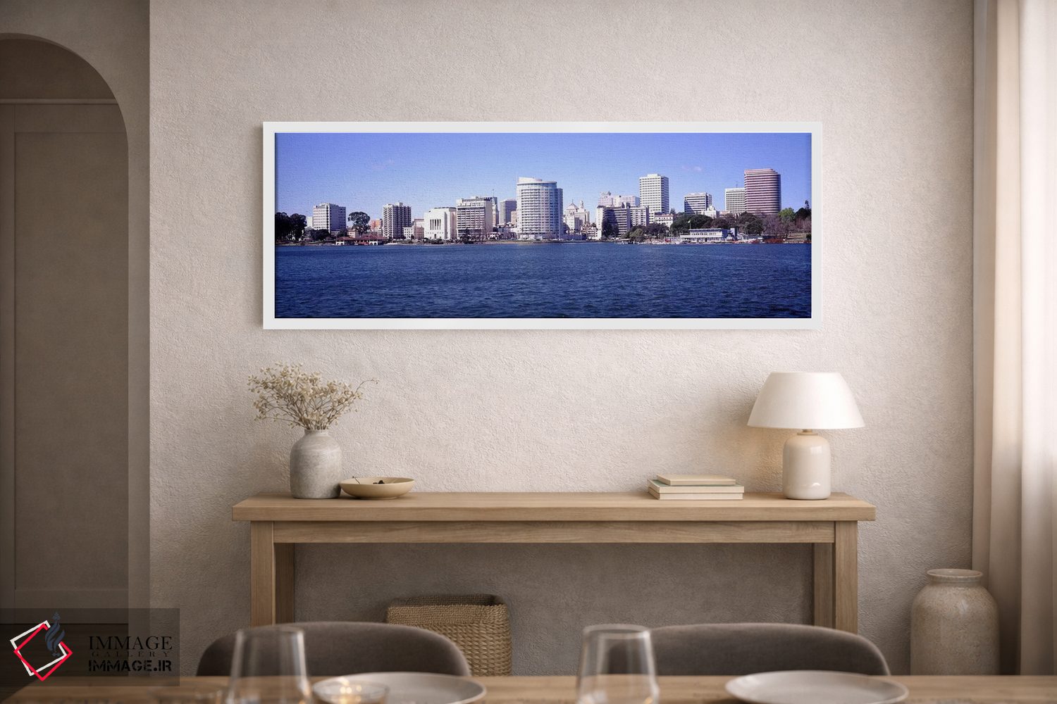 تابلو دکوراتیو Lake Merritt, Oakland, California, USA" - "آسمان خراش ه… اثر پانورامیک ایمجز - D1W