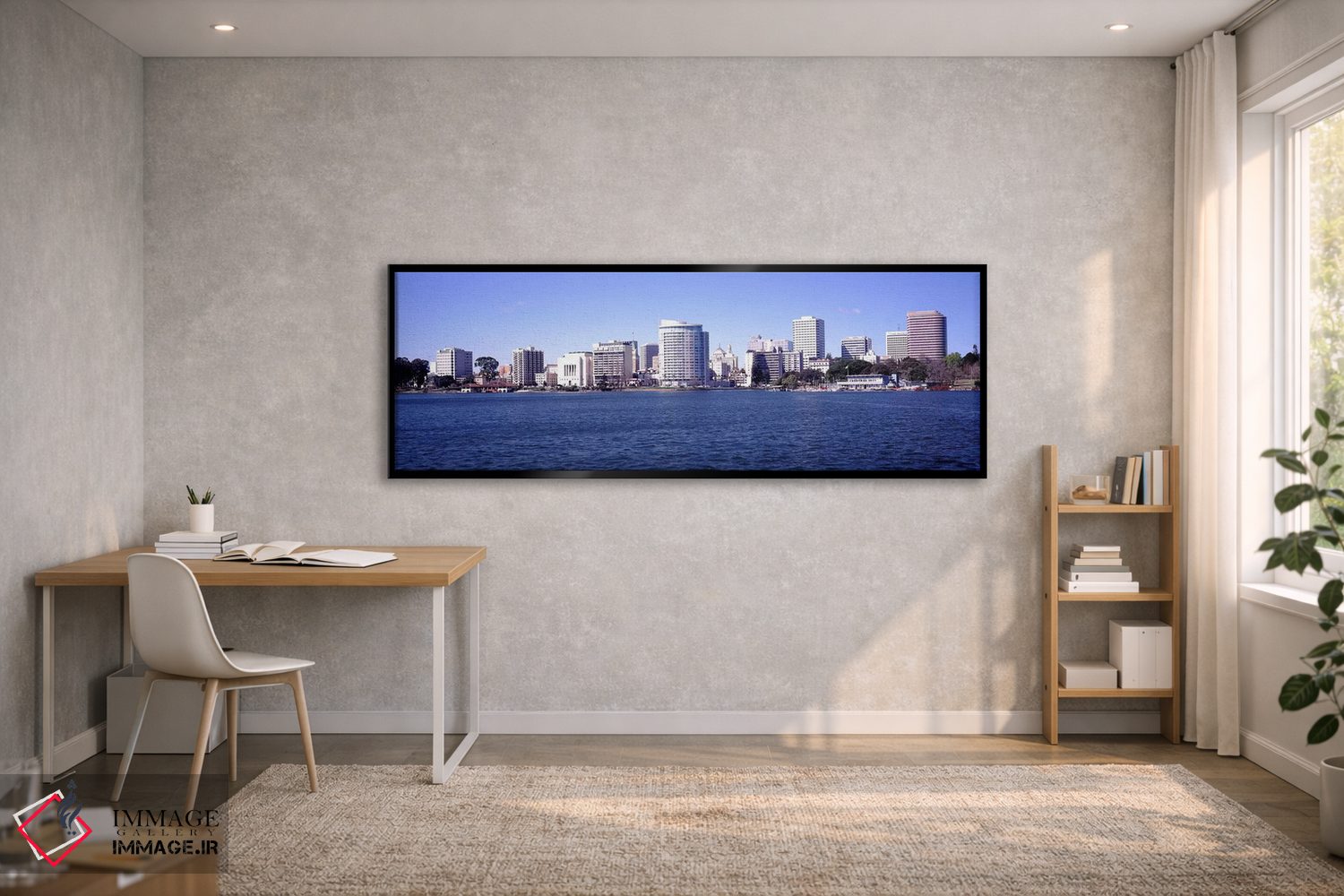 تابلو دکوراتیو Lake Merritt, Oakland, California, USA" - "آسمان خراش ه… اثر پانورامیک ایمجز - D2B