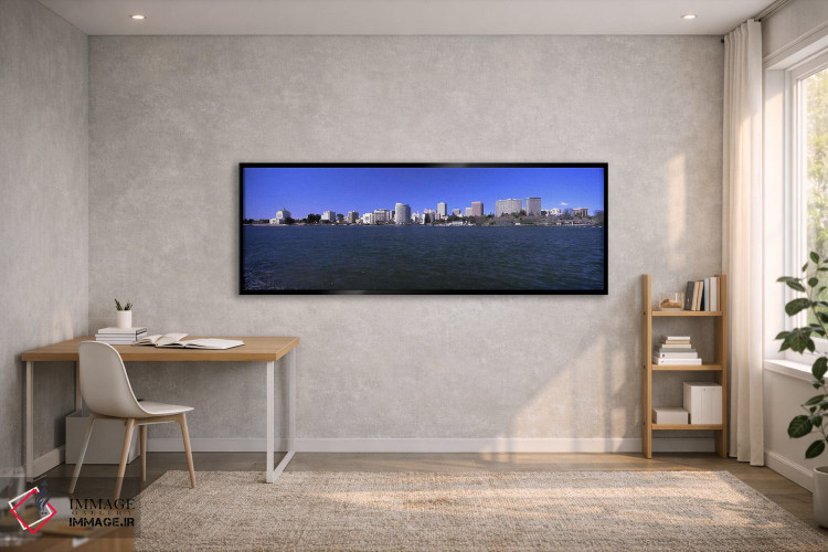 تابلو دکوراتیو Lake Merritt, Oakland, California, USA" - "آسمان خراش ه… اثر پانورامیک ایمجز - D1B