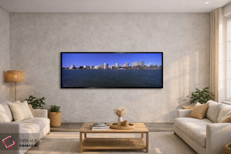 تابلو دکوراتیو Lake Merritt, Oakland, California, USA" - "آسمان خراش ه… اثر پانورامیک ایمجز - D4B