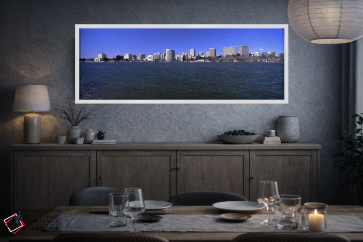 تابلو دکوراتیو Lake Merritt, Oakland, California, USA" - "آسمان خراش ه… اثر پانورامیک ایمجز - D3W