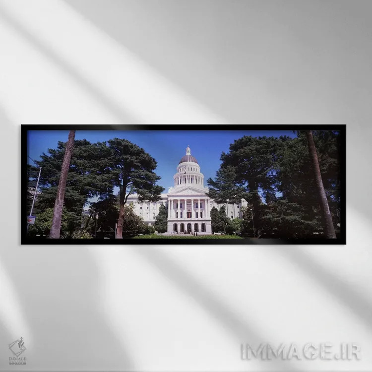 تابلو دکوراتیو California State Capitol Building, Sacramento, Californ… اثر پانورامیک ایمجز - نمای قابدار مشکی