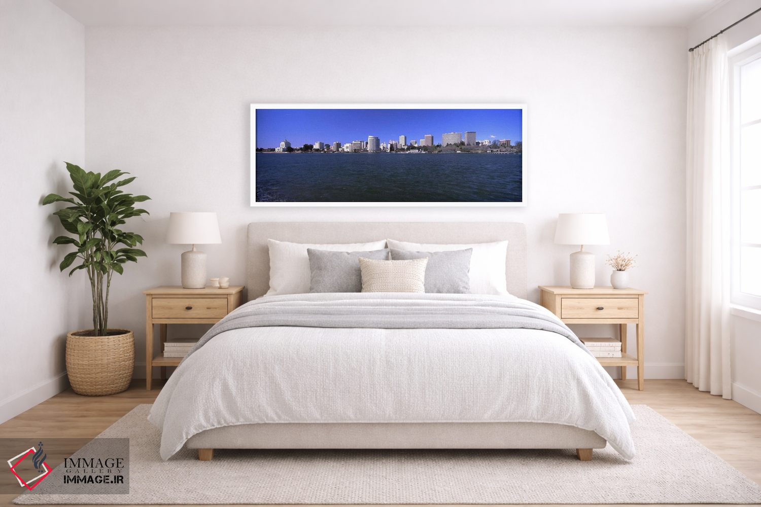 تابلو دکوراتیو Lake Merritt, Oakland, California, USA" - "آسمان خراش ه… اثر پانورامیک ایمجز - D5W