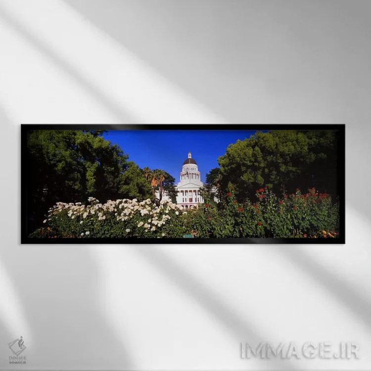 تابلو دکوراتیو California State Capitol Building, Sacramento, Californ… اثر پانورامیک ایمجز - نمای قابدار مشکی