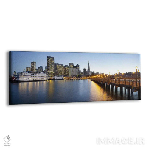 تابلو دکوراتیو San Francisco, California" - "اسکله سانفرانسیسکو، سانفر… اثر پانورامیک ایمجز - نمای پرسپکتیو محصول