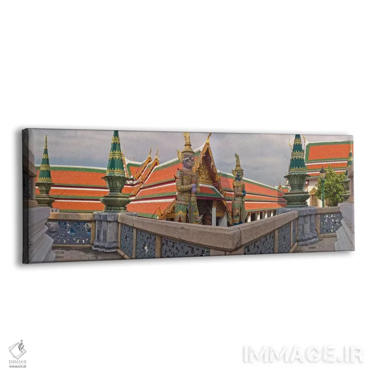 تابلو دکوراتیو Thailand" - "کاخ بزرگ مجموعه ای از ساختمان ها در قلب با… اثر پانورامیک ایمجز - نمای پرسپکتیو محصول