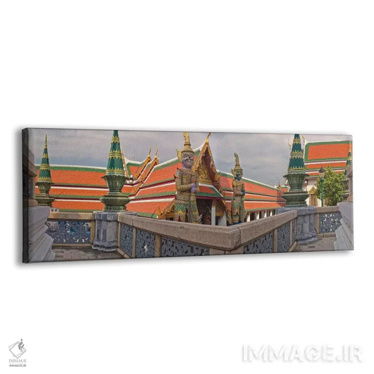 تابلو دکوراتیو Thailand" - "کاخ بزرگ مجموعه ای از ساختمان ها در قلب با… اثر پانورامیک ایمجز - نمای پرسپکتیو محصول