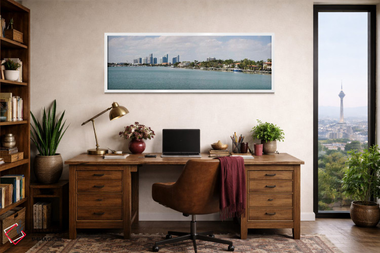 تابلو دکوراتیو Miami, Florida, USA #3" - "ساختمان ها در کنار ساحل، میا… اثر پانورامیک ایمجز - D1W