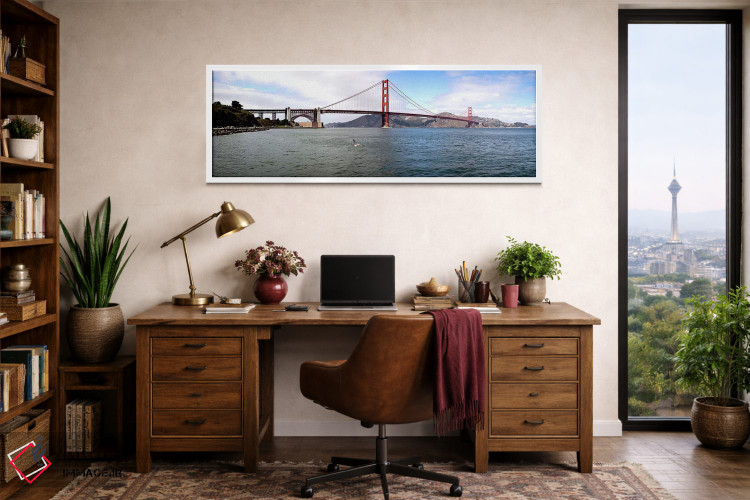 تابلو دکوراتیو Golden Gate Bridge, San Francisco, California, USA" - "… اثر پانورامیک ایمجز - D1W