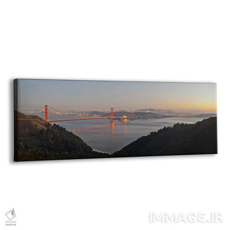 تابلو دکوراتیو Marin Headlands, Golden Gate Bridge, San Francisco, Cal… اثر پانورامیک ایمجز - نمای پرسپکتیو محصول