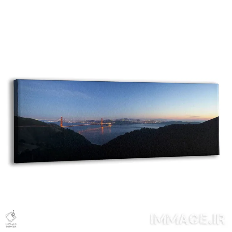 تابلو دکوراتیو Marin Headlands, Golden Gate Bridge, San Francisco, Cal… اثر پانورامیک ایمجز - نمای پرسپکتیو محصول