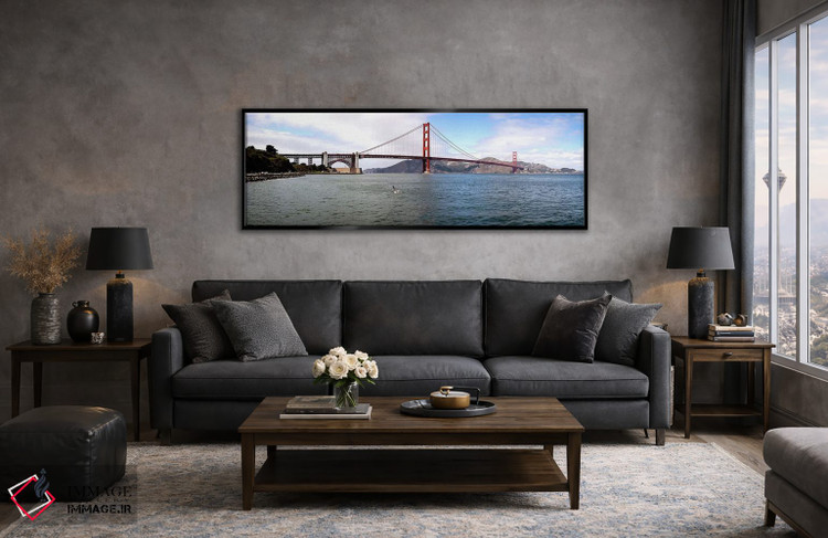 تابلو دکوراتیو Golden Gate Bridge, San Francisco, California, USA" - "… اثر پانورامیک ایمجز - D4B