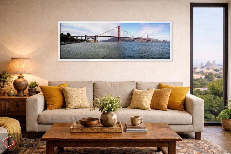 تابلو دکوراتیو Golden Gate Bridge, San Francisco, California, USA" - "… اثر پانورامیک ایمجز - D3W