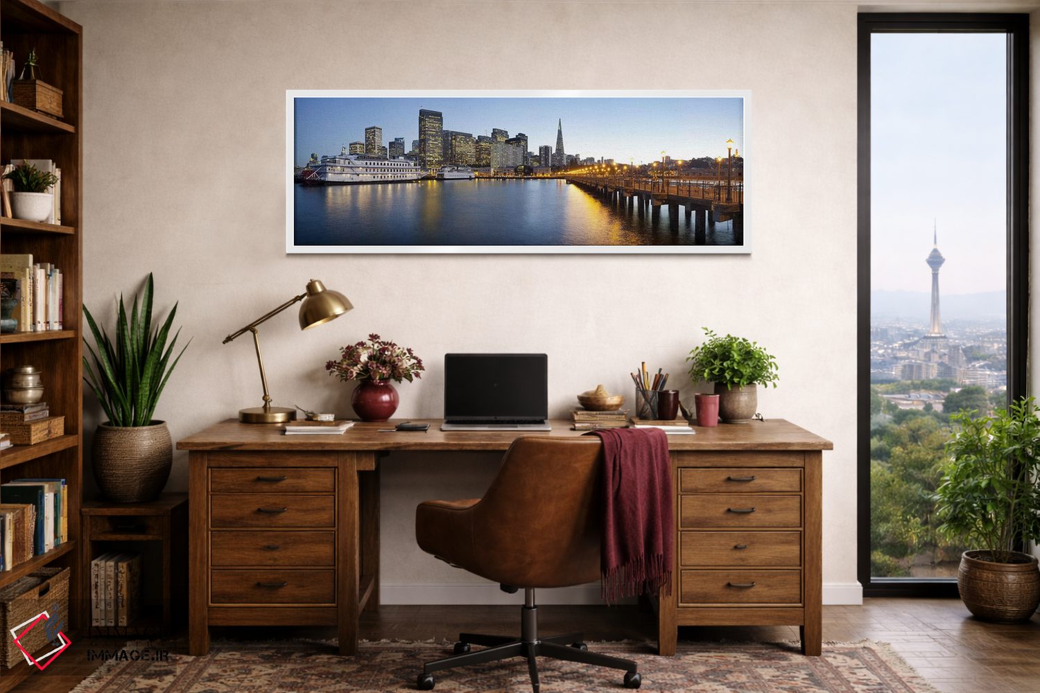 تابلو دکوراتیو San Francisco, California" - "اسکله سانفرانسیسکو، سانفر… اثر پانورامیک ایمجز - D1W