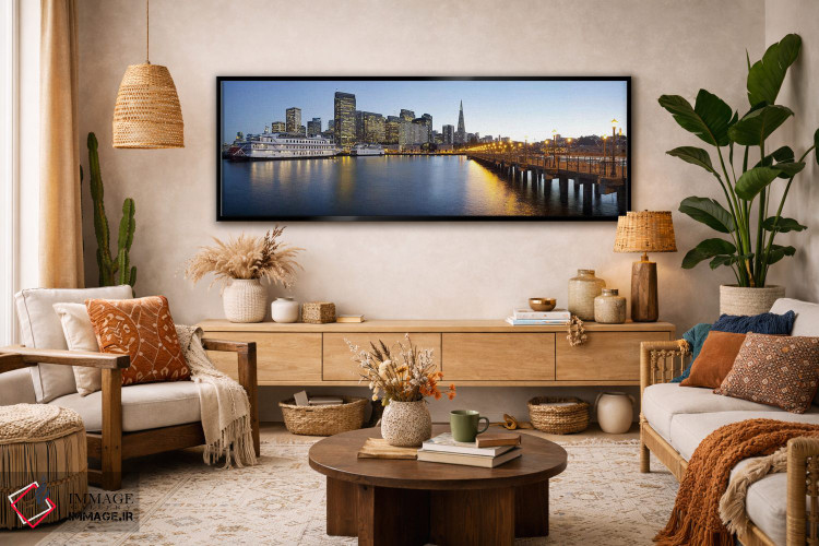 تابلو دکوراتیو San Francisco, California" - "اسکله سانفرانسیسکو، سانفر… اثر پانورامیک ایمجز - D3B